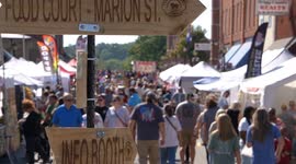 Thousands gather every year at the Cadiz Ham Festival in Western Kentucky