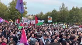 Pro-Palestine protest in Paris marks 2nd year of Israel's Gaza attacks