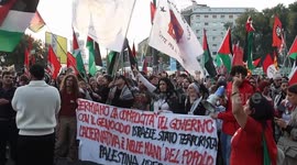 Italians rally against Israeli attack on Gaza-bound aid flotilla (2)