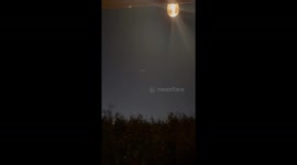 Flying Object Startles Onlookers