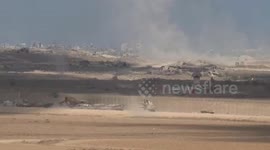 Israeli strikes continue in Gaza despite ceasefire, military activity seen along border (1)