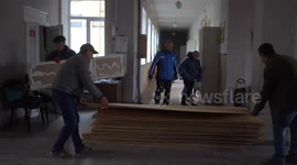 Russian drone strike heavily damages school in Kramatorsk, Ukraine says