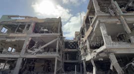 Gaza's al-Rantisi Children's Hospital in devastation after Israeli attacks