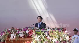 Taiwan marks National Day with ceremonies, military displays in Taipei