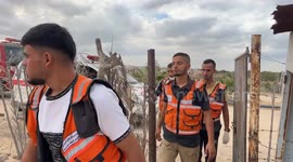Palestinian Civil Defense teams recover remains of victims killed by Israel