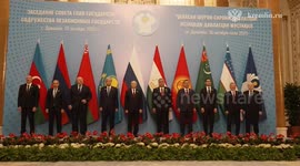 Heads of CIS member states pose for family photo