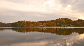 Autumn colors in Tsaritsyno Palace of Moscow mesmerizes visitors