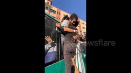Palestinian Prisoners Released in Khan Yunis