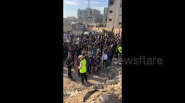 Palestinian Prisoners Released in Khan Yunis