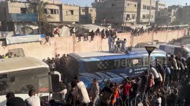 Palestinian Prisoners Released in Khan Yunis