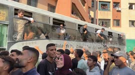 Palestinian Prisoners Released in Khan Yunis