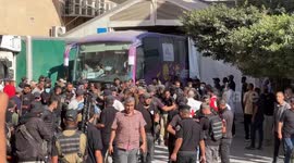 Palestinian Prisoners Released in Khan Yunis
