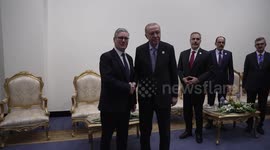Egypt: Turkish president met with British premier in Sharm el-Sheikh during peace summit on Gaza
