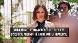Keira Knightley defends decision to join Harry Potter audiobook cast