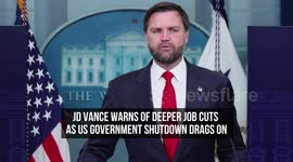 JD Vance Warns of Deeper Job Cuts as US Government Shutdown Drags On