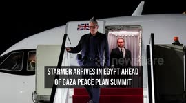 Starmer Arrives In Egypt Ahead Of Gaza Peace Plan Summit
