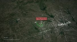 US: MOTION GRAPHICS - At least 2 killed after plane crashes near Texas airport