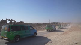 Israel: Red Cross convoy carrying released Israeli hostages enter in Israel under prisoner swap deal