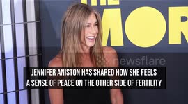 Jennifer Aniston feels 'so peaceful' on the other side of fertility