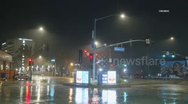 US, Los Angeles: Ventura Rain