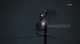 US, Los Angeles: San Fernando Arcing Transformer Causes Power Outage