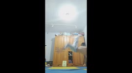 Boy shows off impressive breakdancing moves in Liaoning, China