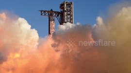 UNCAPTIONED: SpaceX's Starship Hits Milestone Before Next-Gen Moon and Mars Missions