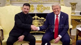 UNCAPTIONED: Trump and Zelensky to Meet Friday at the White House