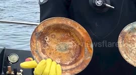 Diver discovers wreck of steamship which sank in 1869