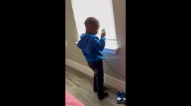 Young boy rages after car insurance cold caller hangs up on him