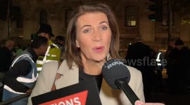 Julia Hartley-Brewer Joins Campaign Against Antisemitism Protest in London One Week After Manchester Attack