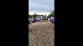 Backwards And Bareback Rider Gets Bucked Off