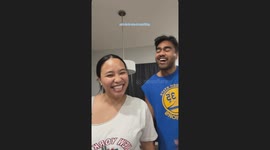 Dad’s confidence crumbles in hilarious parenting challenge as mom makes it look effortless