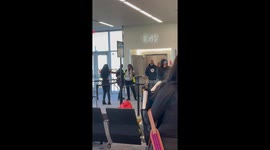 Passenger sparks chaos at Atlanta Airport, leaps over counter in bizarre outburst