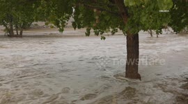 US, Los Angeles: Santa Clarita Storm Recharges Dry South Fork River