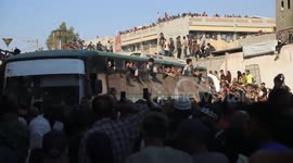 Joyous crowds welcome freed Palestinian prisoners back to Gaza