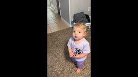 Watch toddler's adorable way of telling mum she wants cheese