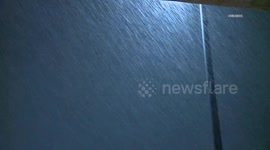 US, Los Angeles: West Covina Overnight Rain