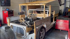Man breaks world speed record for a shed travelling at 123mph