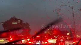 US: First Big Storm of The Season Brings Copious Rainfall to San Jose