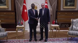 Türkiye: Turkish president receives South African vice president in Ankara