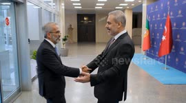 Türkiye: Turkish foreign minister welcomes his Portuguese counterpart