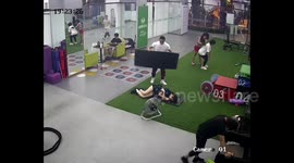Woman falls asleep mid-workout at gym, snoozes on yoga mat for hours as staff cover her up