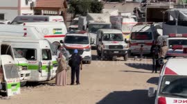 Red Cross crew receives bodies of 45 Palestinians from Israel
