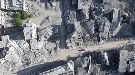 Drone footage shows widespread destruction in Gaza’s Khan Younis