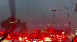 US: First Major Storm of the Season Brings Heavy Rain to San Jose