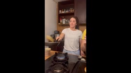 Girl Nails Pancake Flip