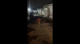 Father surprises daughter with “titan” prank in Bandung, Indonesia