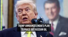 Trump Announces India's Plan to Phase Out Russian Oil