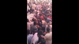 Biryani Chaos Erupts in Kishanganj as Crowd Scrambles for Food During AIMIM Leader’s Nomination